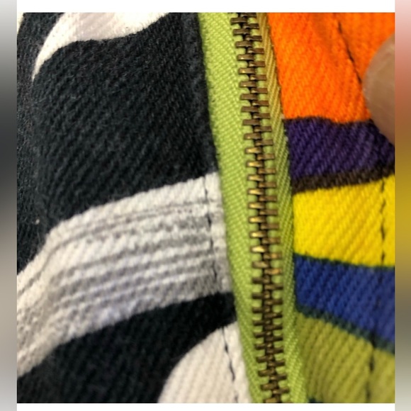 VERSACE COUTURE VINTAGE 1990s JEANS NEW YORK POP ART DESIGN SIZE 30 - Picture 16 of 16